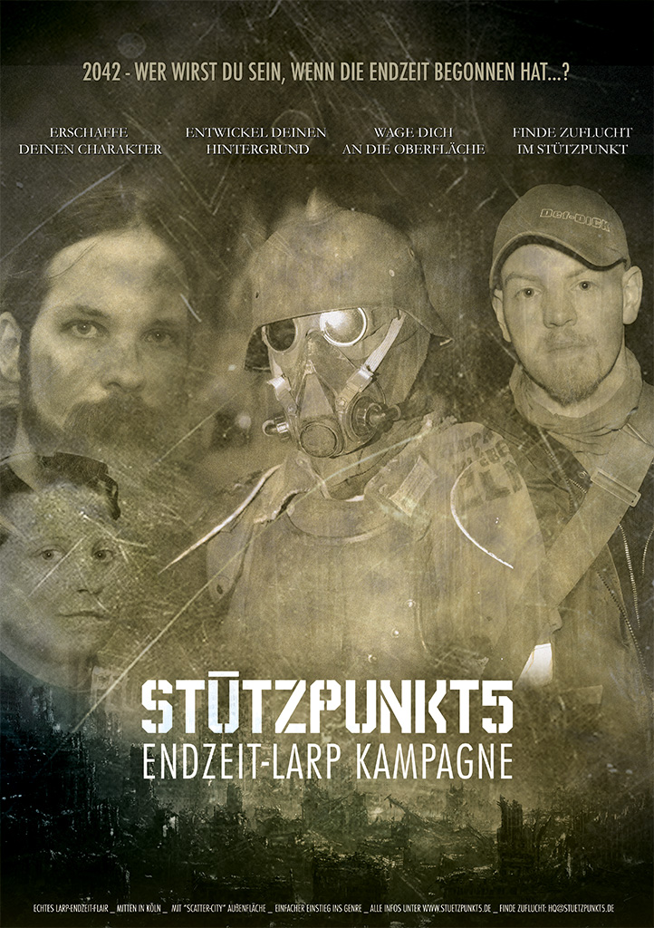 Poster: STÜTZPUNKT5 – Endzeit LARP-Kamapgne
