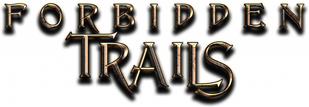 Forbidden Trails Schriftzug / Logo