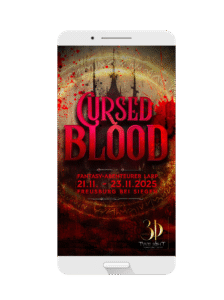 Download Smartphone Wallpaper "CURSED BLOOD", Fantasy Abenteurer LARP vom 21.11. - 23.11.2025 auf der Freusburg