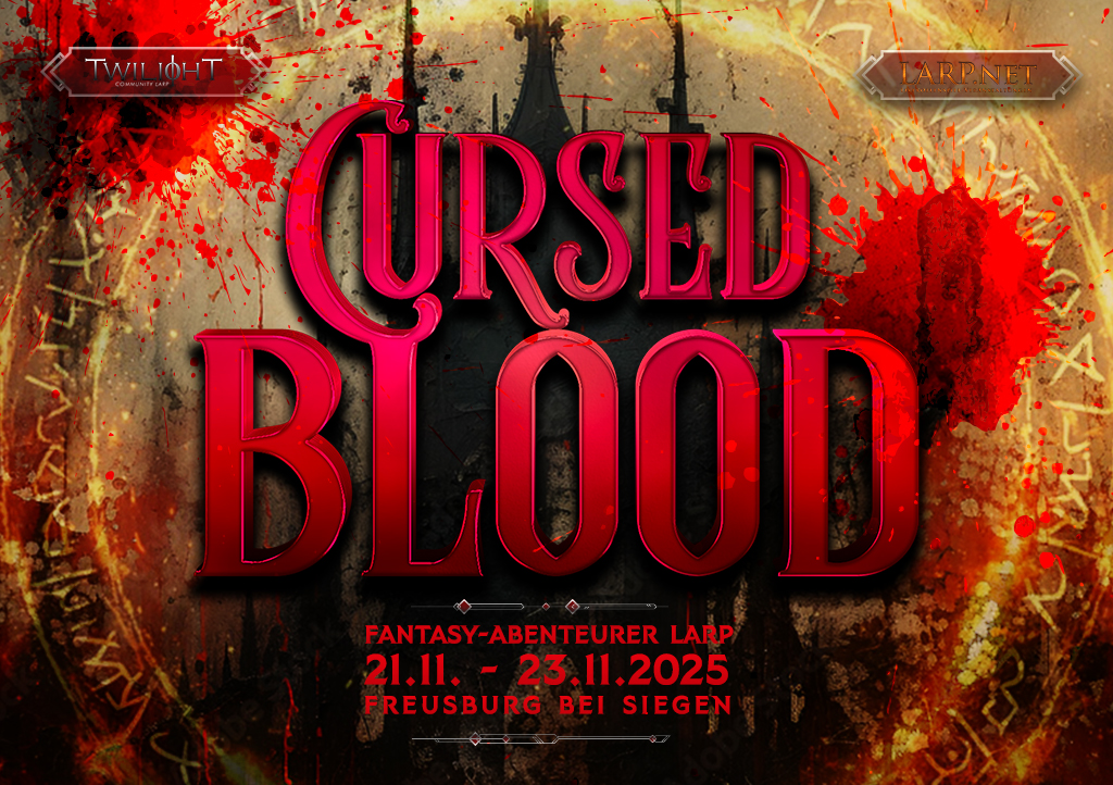 CURSED BLOOD – Fantasy Abenteurer LARP vom 21. - 23.011.2025 auf der Freusburg bei Siegen