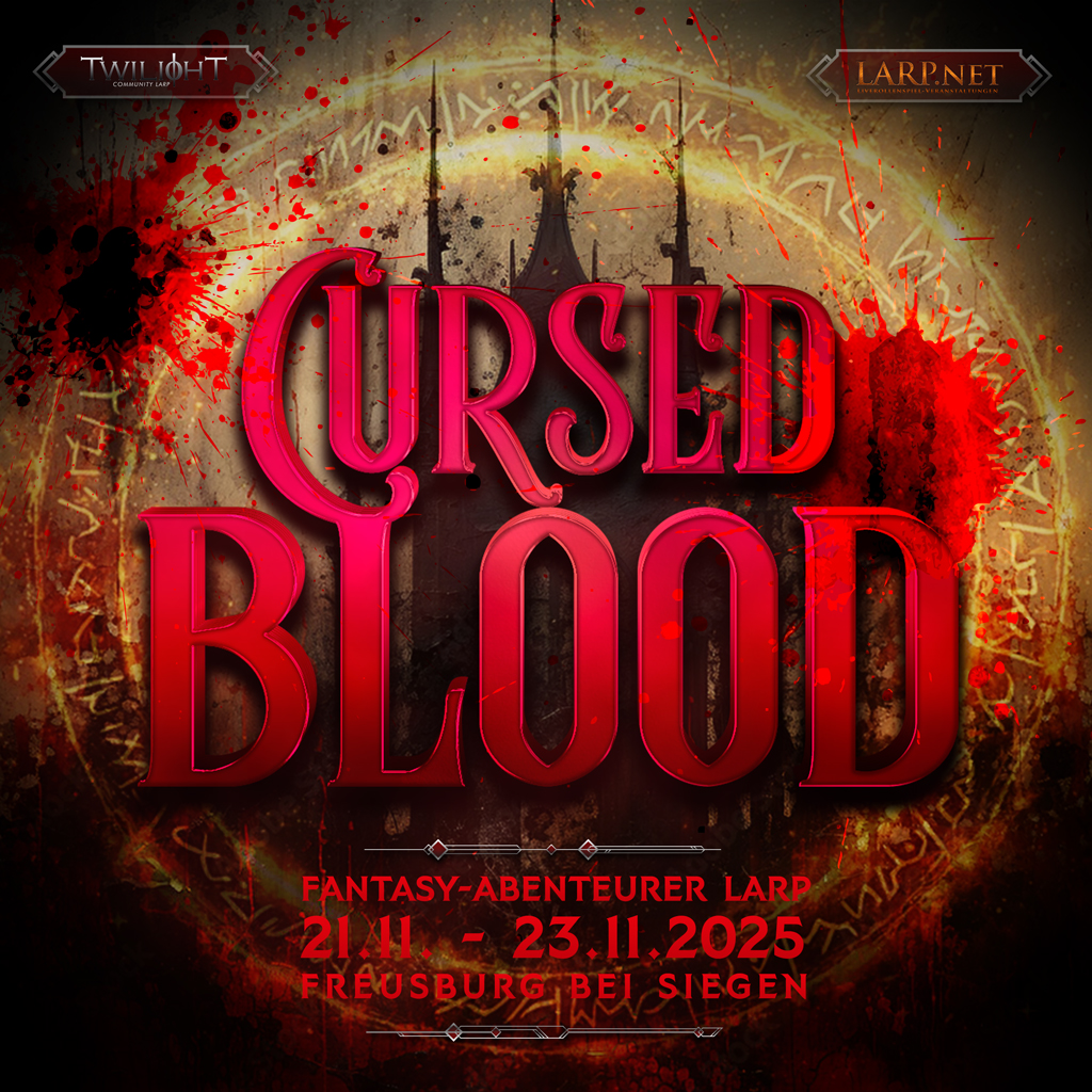 CURSED BLOOD – Fantasy Abenteurer LARP vom 21. - 23.011.2025 auf der Freusburg bei Siegen