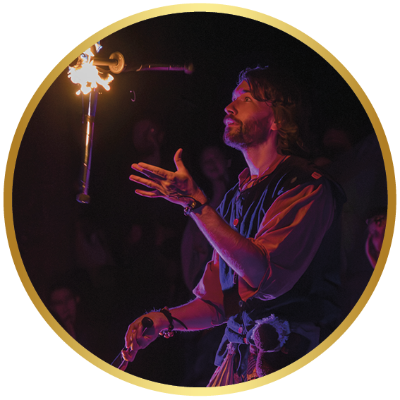 LARP Fotos der Katakomben (große Fantasy LARP Taverne im alten Fort in Köln) vom 04.10.2025