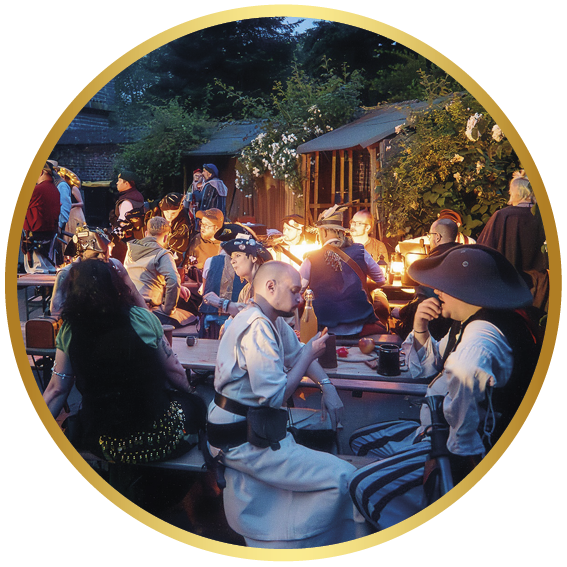 LARP Fotos der Katakomben (große Fantasy LARP Taverne im alten Fort in Köln) vom 30.05.2026